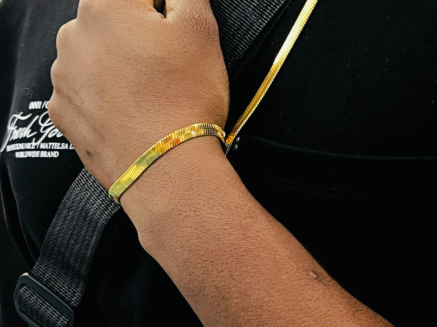 Pulsera Egipcia en oro laminado 18K