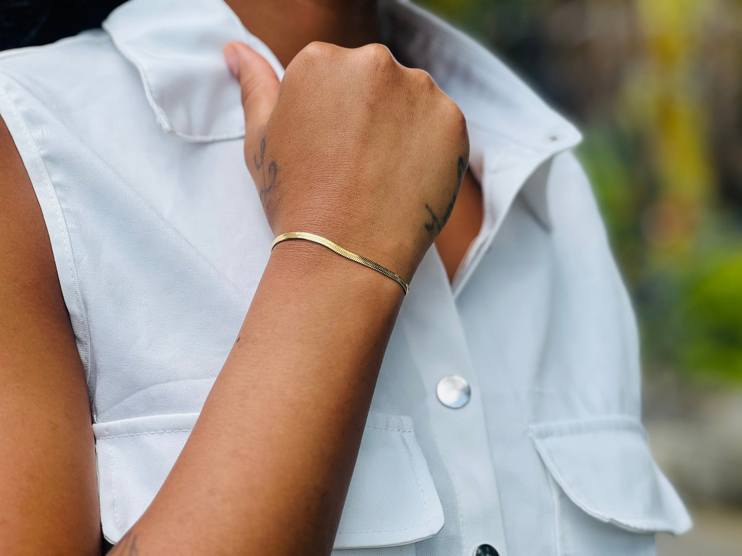 Pulsera Egipcia en oro laminado 18K