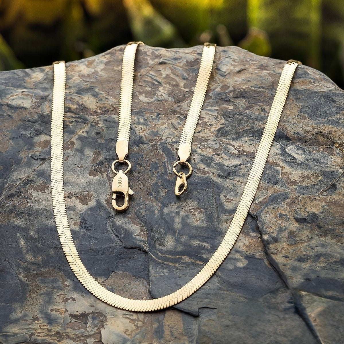 Cadena Egipcia en oro laminado 18K